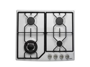 White Gas Cooktop with Wok Burner 60cm